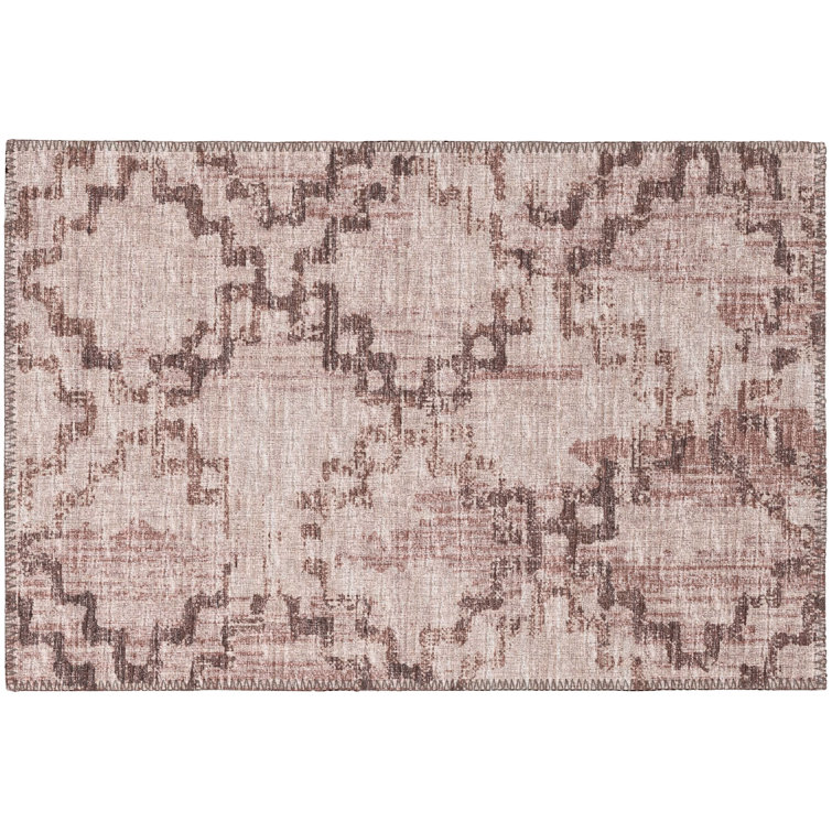 Ancier Chenille Washable Moroccan Indoor / Outdoor Rug