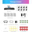 16CH 4K POE NVR security camera system with 4TB HDD, 8MP Outdoor Spotlight POE Cameras, 2-way Talk