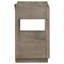 Table de chevet 2 tiroirs Taupe