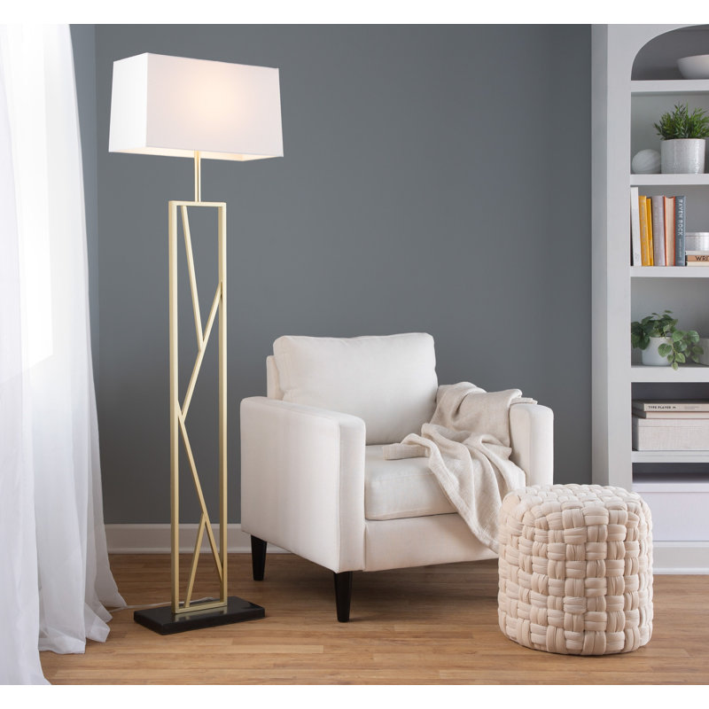 Lampe sur pied en métal 66 po Fayette