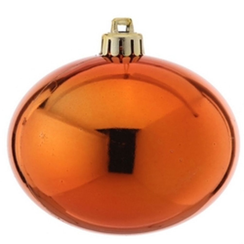 Ensemble d'ornement boule brillante 6, Cuivre