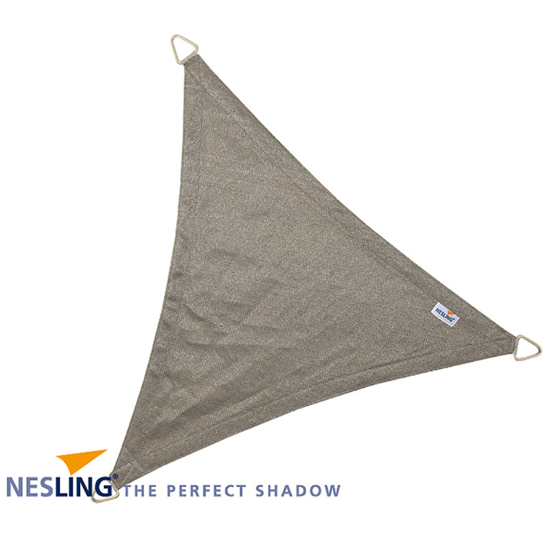 Barnys 3.6m x 3.6m Triangle Shade Sail, Grey