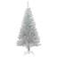 vidaXL Christmas Tree with 300 LEDs with Stand Silver PET-640055044