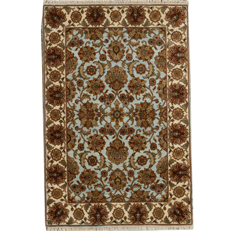 Wool Floral Area Rug