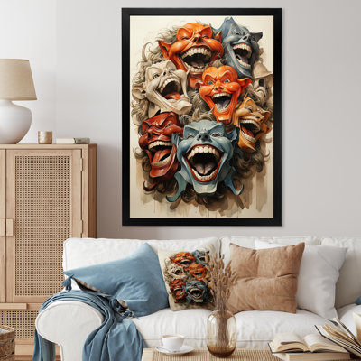 Japon Art Noh Theatre " Japon Art Noh Theatre " Color Photography Print