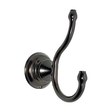 Arista Highlander Wall Mounted J Style Robe Hook; Oil Rubbed Bronze