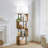Codrina 59" Bookcases with LED Light and Remote Control, 3 Colour Temperature Column Floor Lamp-1489853565