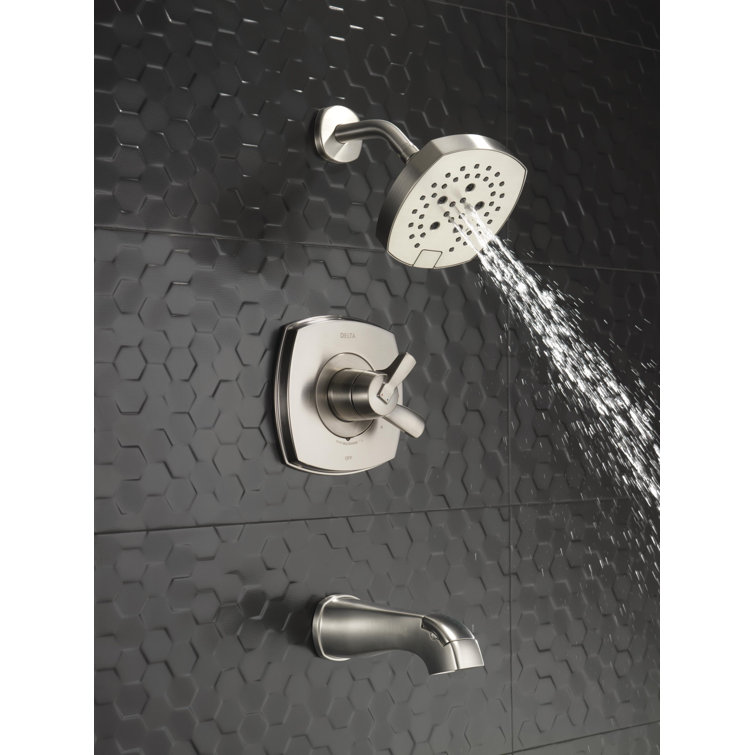 Stryke 17 Series Tub and Shower Faucet Trim with Diverter and H2Okinetic Technology