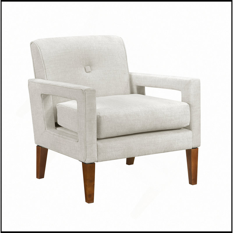 Fauteuil 1 pièce Modern Living Chenille, Beige