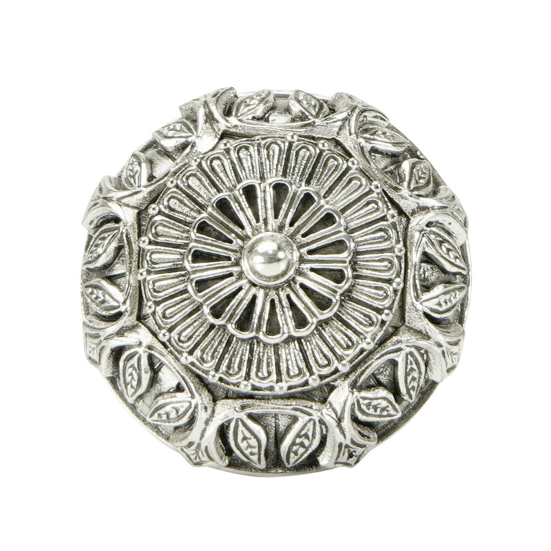 PARIS KNOB, Burnished Silver