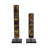 Decorative Geometric Column Sculptures with Square Accents-1983282964