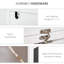 Poste de travail pliable avec tableau noir et tablette latérale - Armoire de bureau polyvalente grise-132974320-132974319