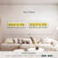 Automne, arbres jaunes sur toile-395537483