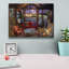 «Evening In The Cabin» par Bigelow, illustrations sur toile-842182836