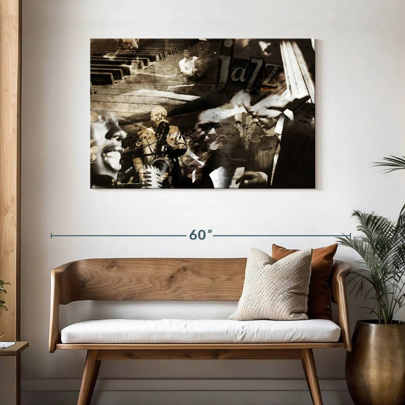 Abarca Collage Jazz, 30" H x 45" W