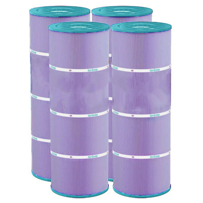 Hurricane Filters HF7483-04P Purple Pool Cartridge Replacement, 4 Pack