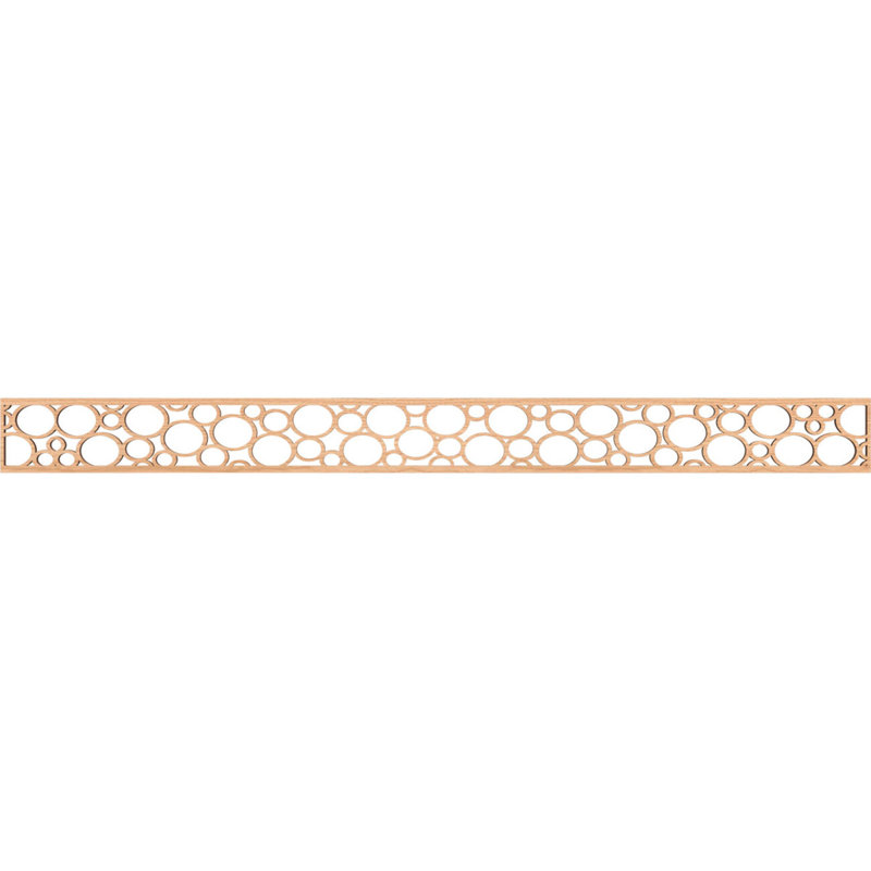 Moulure de chantournage, H 4 po x l 46,375 po x P 0,25 po, Noyer blanc