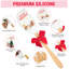 Ensemble de 3 spatules en silicone