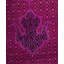 Overdyed Hand-Knotted Wool Modern-Contemporary Purple Area Rug 10' 0" x 14' 2"