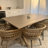6 - Person Patio Dining Set Rectangular Table with Cushions Included
