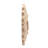6-1/2 in x 1 in Unfinished X-Large Hand Carved Solid Hard Maple Wood Onlay Rose Wood Applique