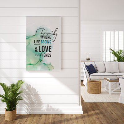 « Family Where Life Begins » (la famille, là où commence la vie)