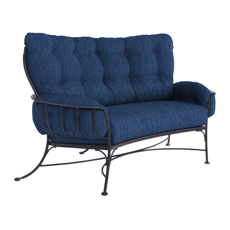 Monterra Outdoor 2 - Seat Loveseat, Graphite, Sterling Alpaca