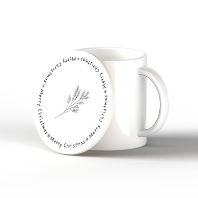 Carley Ceramic Round 1 Piece Coaster