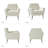 Thaddeus Velvet Upholstered Accent Chair with Metal Base-1179655851
