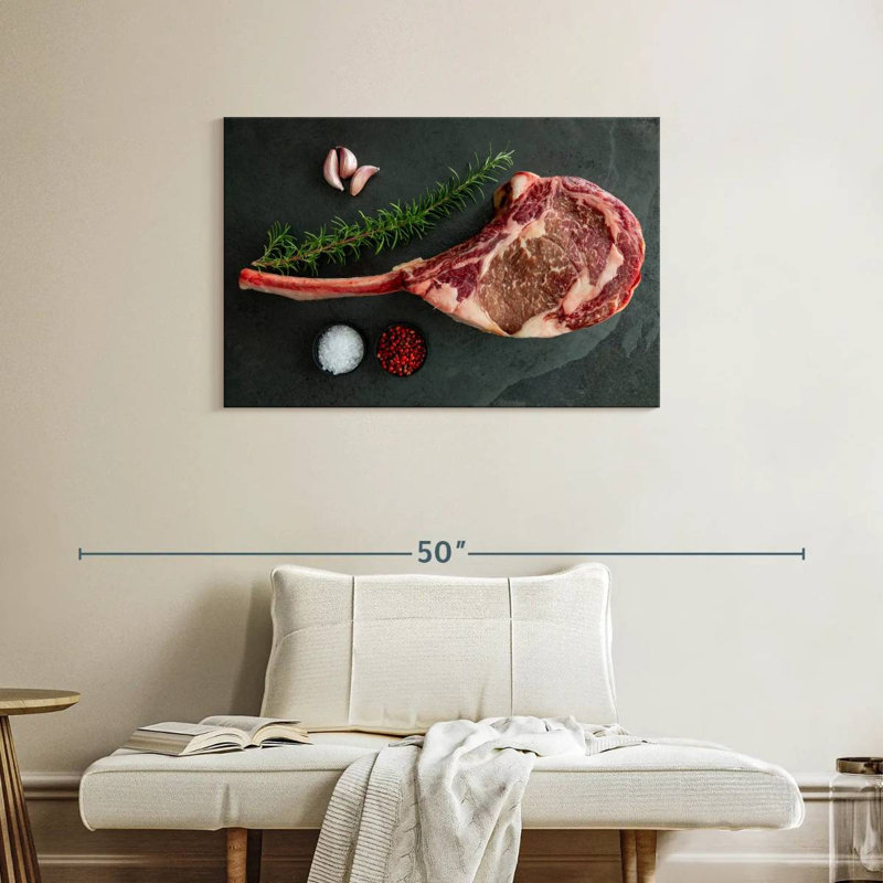 Yarlin Raw Tomahawk Steak, 24" H x 36" W