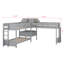 Lit simple superposé en forme de L avec bureau et tiroirs de rangement, lit superposé peu encombrant-1793857940