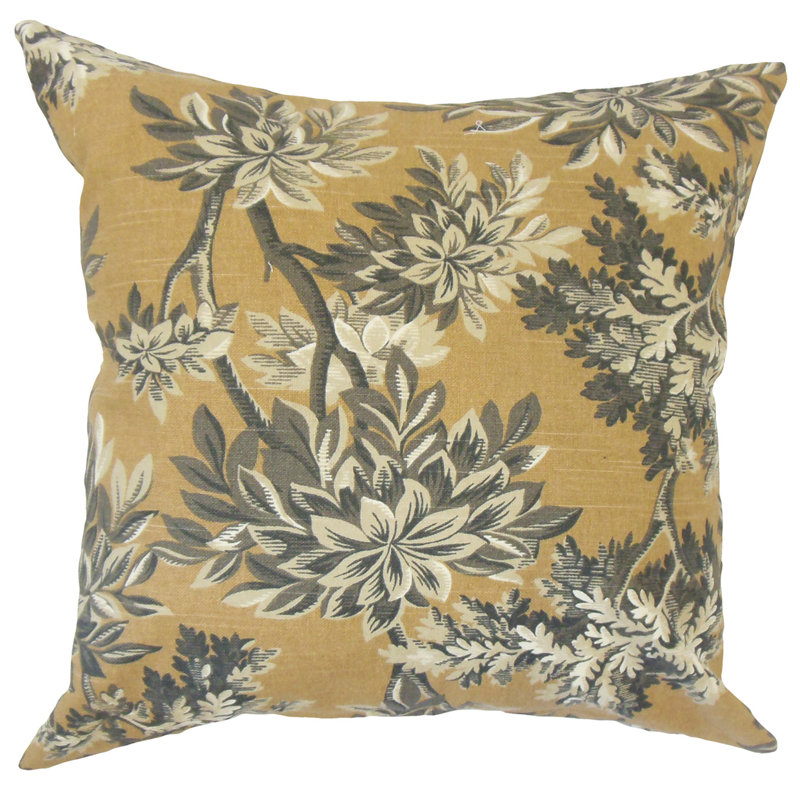 Coussin Zafirah, 24 po x 24 po, Graystone