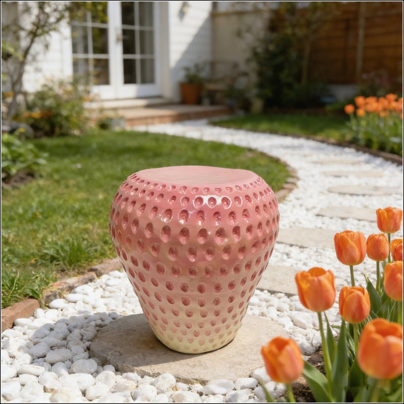 Tabouret surdimensionné en résine 13,4 po
