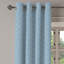 Rideau décoratif à œillets 2 panneaux Dakota Fields, 50 po x 72 po, bleu pâle, vert et bleu-381751462