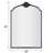 Lindon Arched Iron Wall Mirror-147332775-147332777