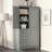 Multi-Functional Tall Storage Cabinet: Versatile Large-Capacity Organizer For Bathroom/Office/Kitchen (Available In Black/White/Gray)-1997205721