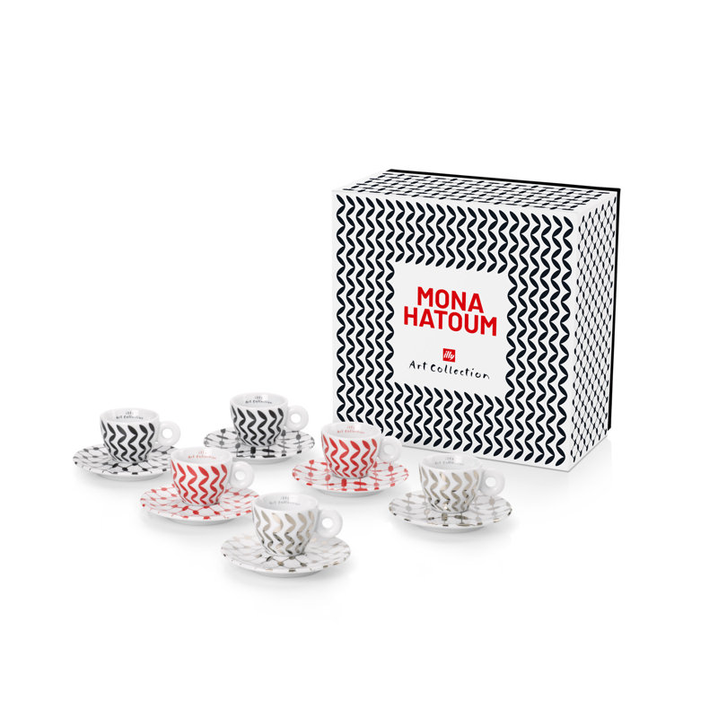 Illy Mona Hatoum Art Collection Espresso Cups and Saucers - Thumbnail 3