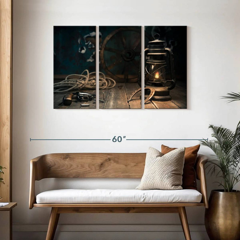 Lelar Western Style, 28" H x 45" W