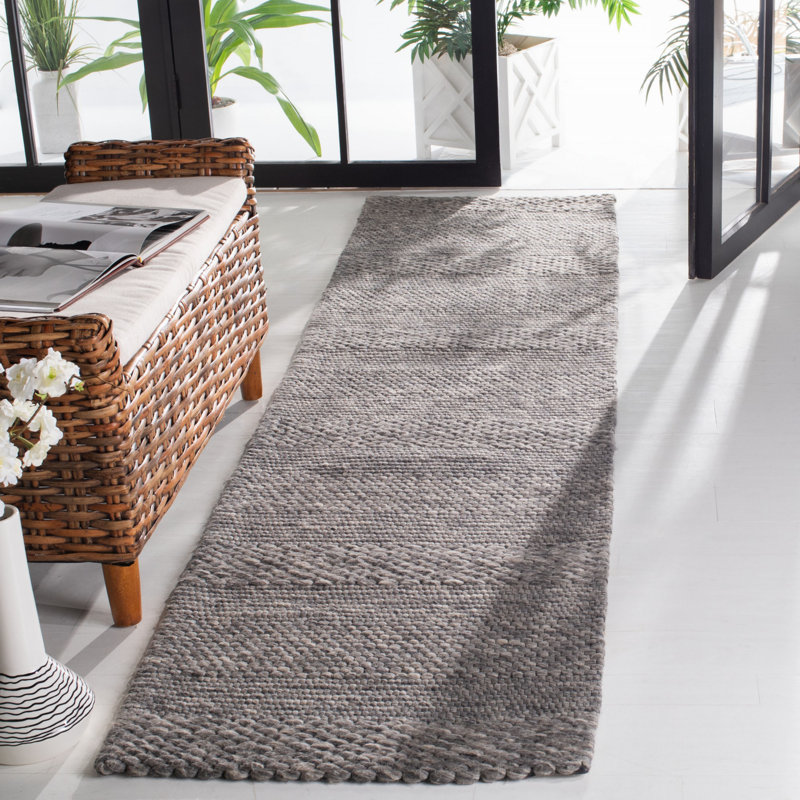 Adelle Dark Gray Area Rug, Runner 2'3" x 9'