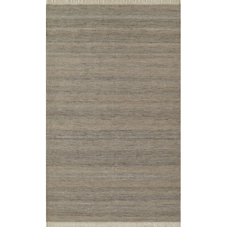 Cassandra Handmadewoven Area Rug in Gray