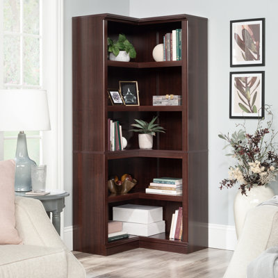 Miscellaneous Storage 5-Shelf Corner Bookcase