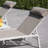 Silko Outdoor Metal Chaise Lounge with Table , Cushion Included-1294698794