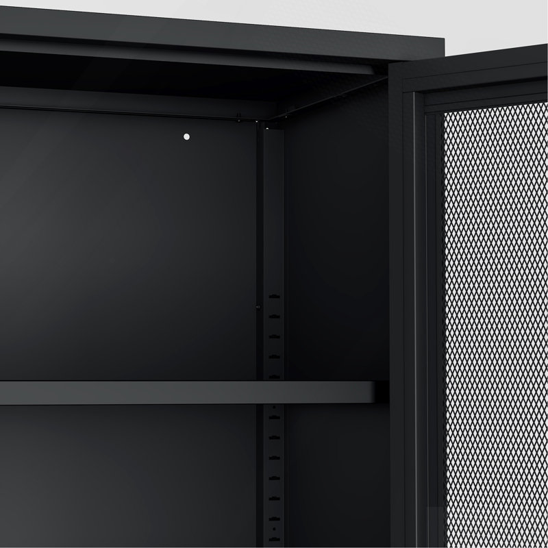 Accent Cabinet In Black, Black