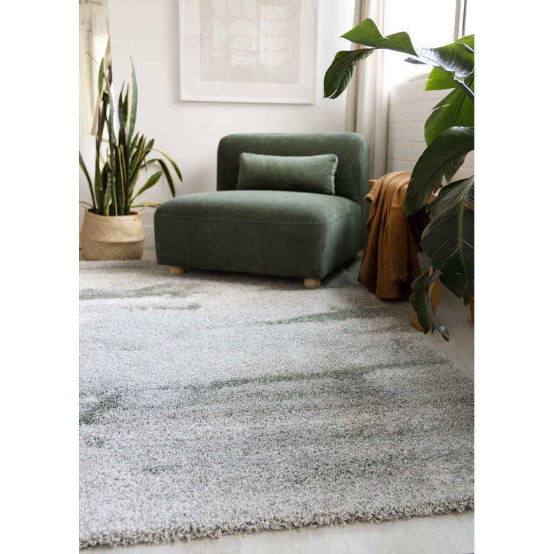 Tapis neutre gris Defde, Rectangle 7 pi 10 po x 11 pi 2 po