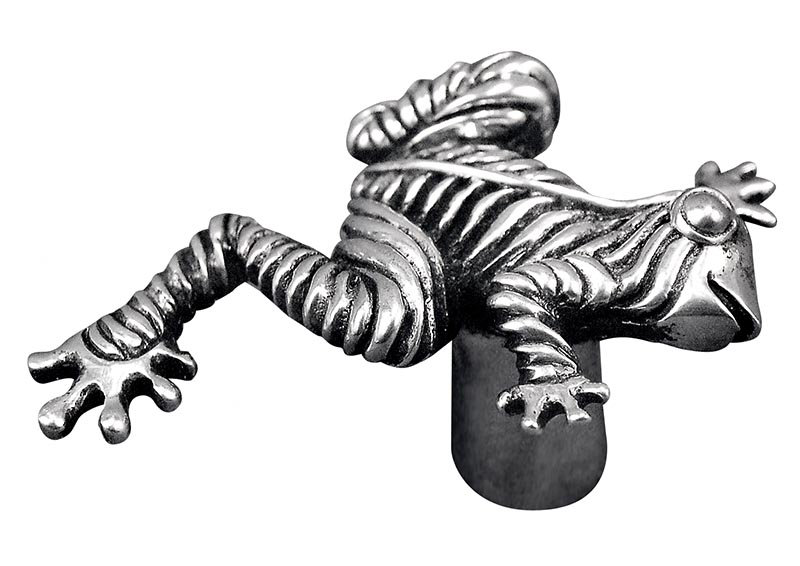 Pollino Novelty Knob, Antique Silver