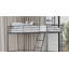 Lit mezzanine en métal de style contemporain avec échelle-1549383236
