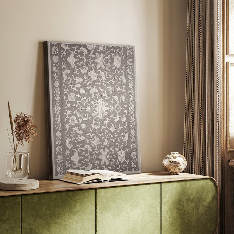 Reproduction abstraite rétro CXL III - galerie Cavas sur mesure, H 27 po x l 18 po