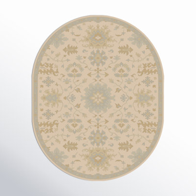 Arden Hand-Woven Wool Floral Rug