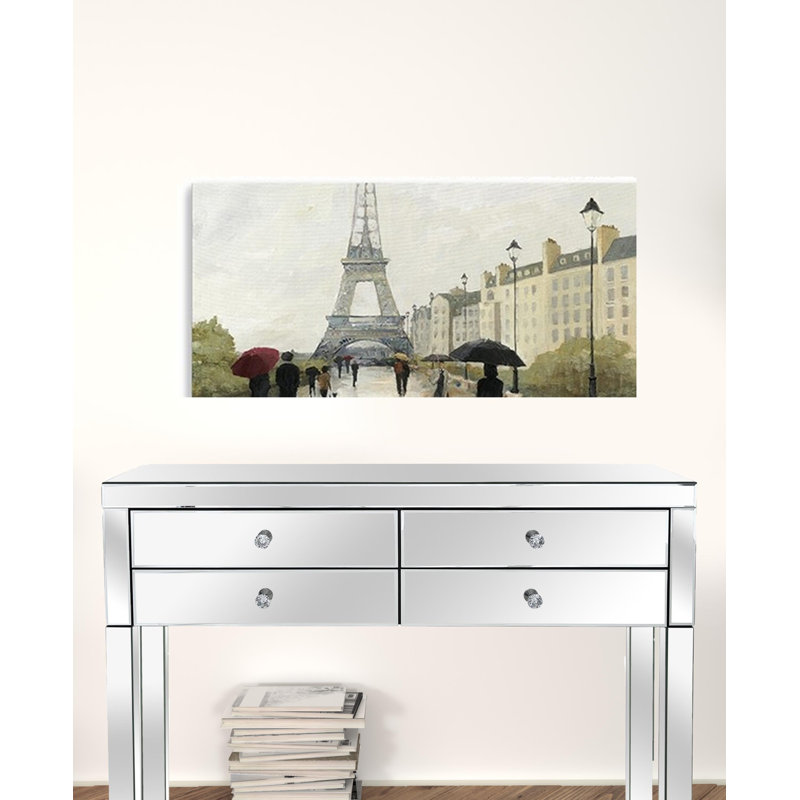 «Parisian Rainy Day», impression murale sans cadre