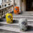 Flower and bird ceramic stool-1926081977